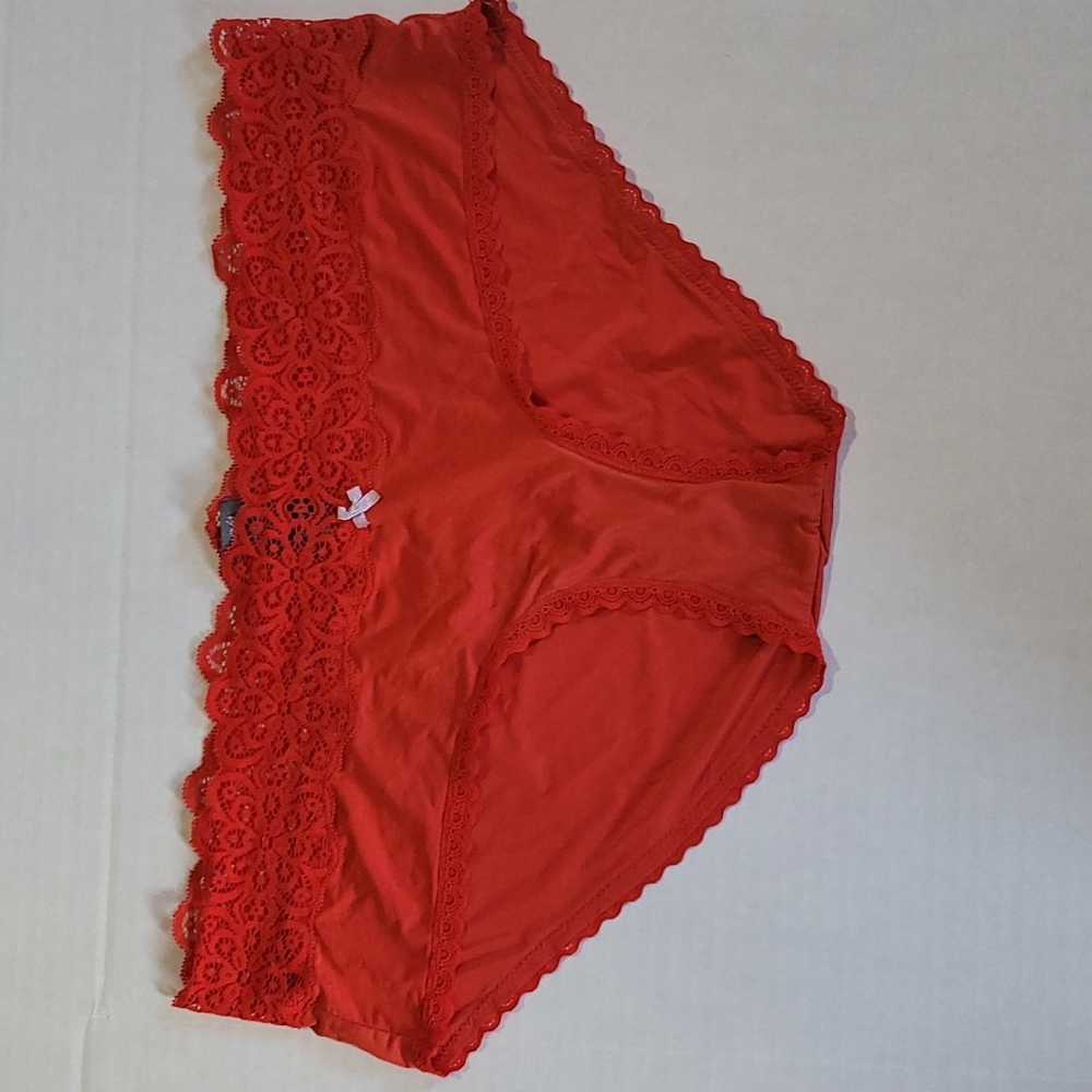 Red Lace Aerie Boybrief Panties ♥️